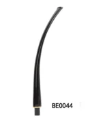 Black Acrylic Reading Pipe Mouthpiece