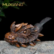 Hand-Carved Dragon-Head Smoking Pipe