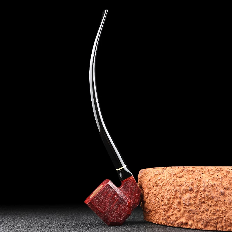 Handmade Briar Churchwarden Pipe - Image 5