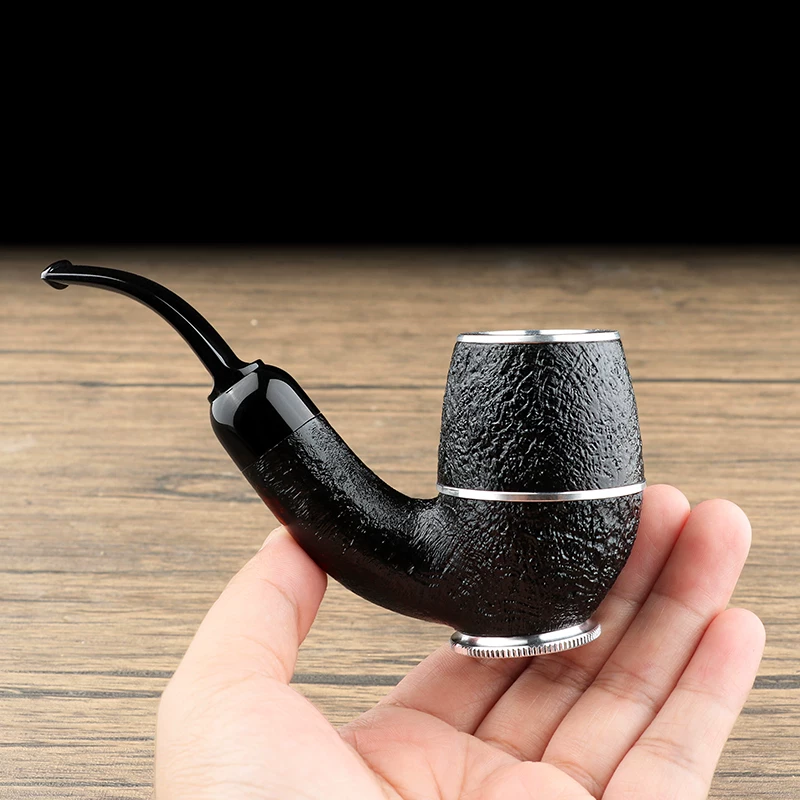 Imported Briar Sherlock Holmes Pipe - Image 4