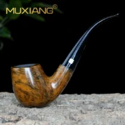 Handmade Bent-Stem Briar Pipe