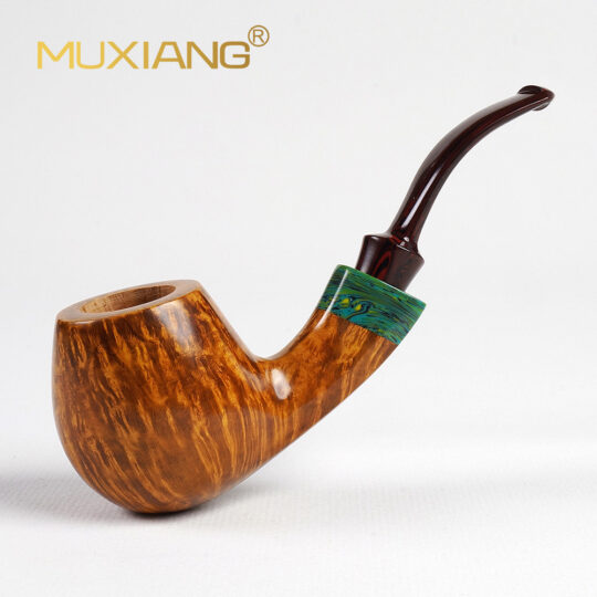 Customizable Briarwood Brandy-Shaped Tobacco Pipe