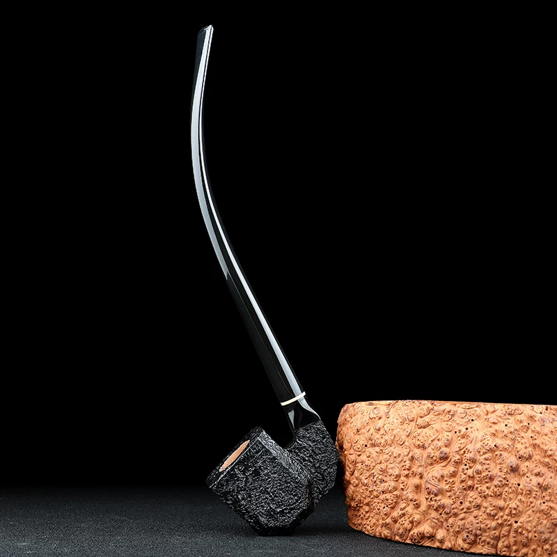 Handmade Briar Churchwarden Pipe - Image 3