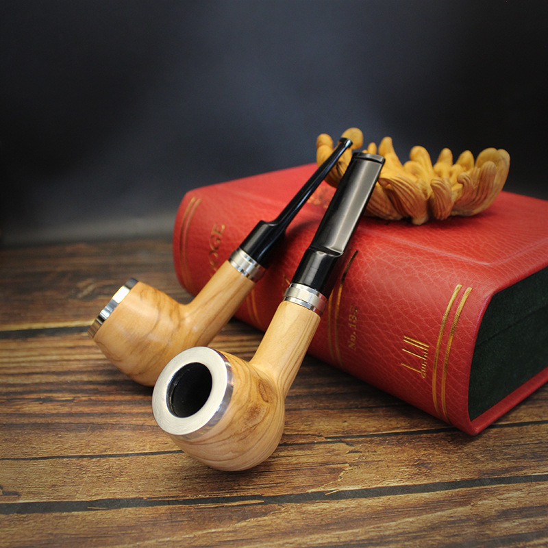 Olive Wood Pipe Starter Kit