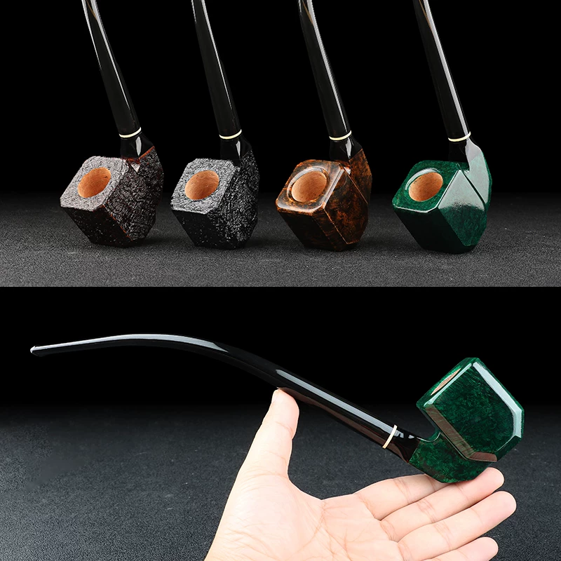 Handmade Briar Churchwarden Pipe - Image 2