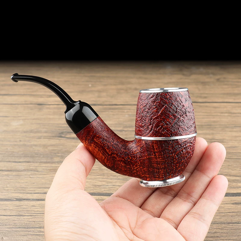 Imported Briar Sherlock Holmes Pipe - Image 2