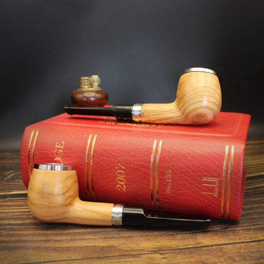 Olive Wood Pipe Starter Kit