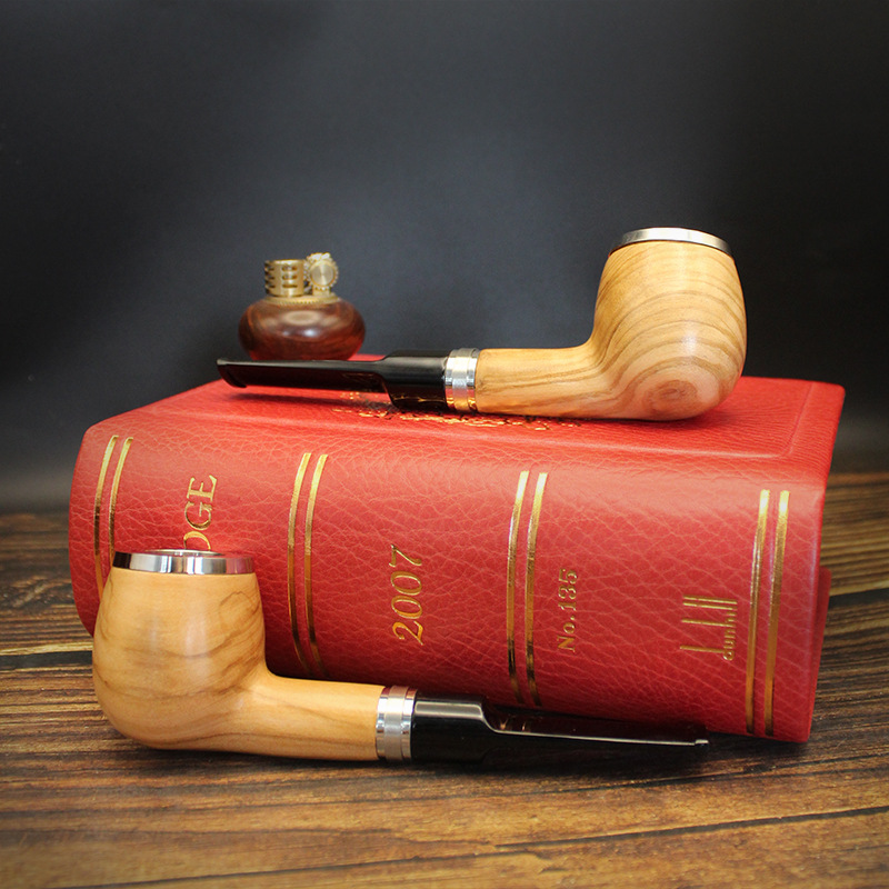 Olive Wood Pipe Starter Kit